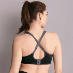 Anita Performance WireX sport bh dames zwart antraciet