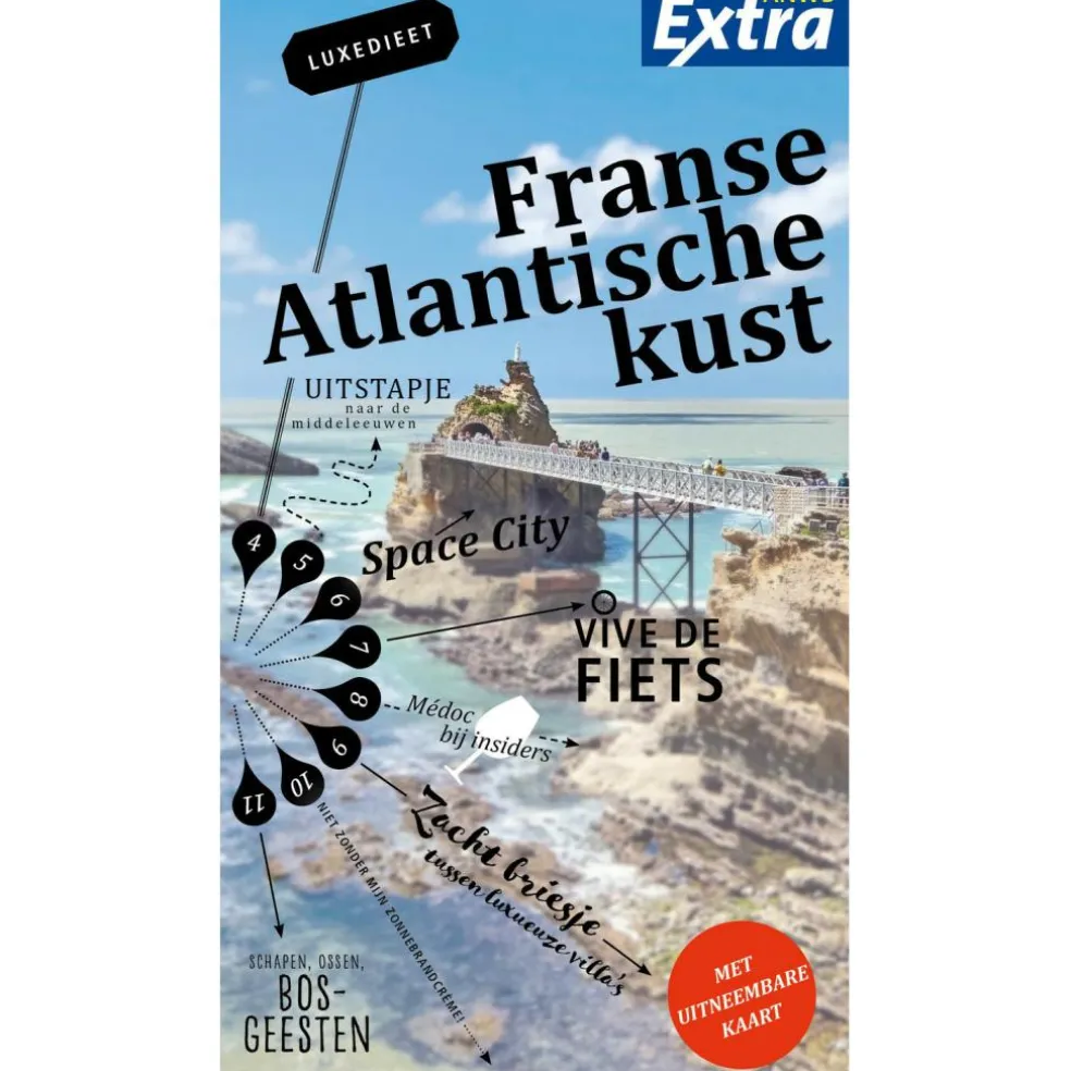 ANWB Extra Franse Atlantische kust reisgids