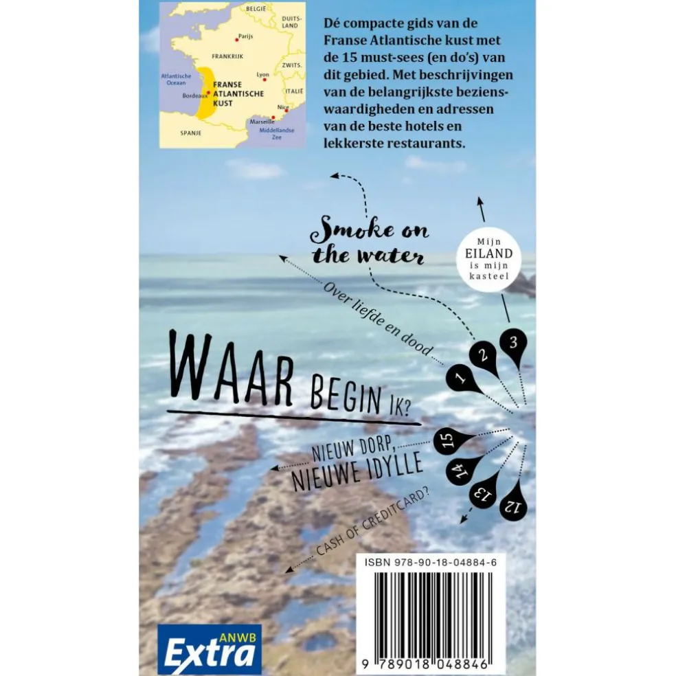 ANWB Extra Franse Atlantische kust reisgids