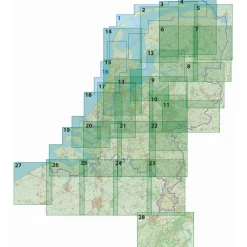 ANWB Knooppunten 21 Noord-Brabant Midden fietskaart