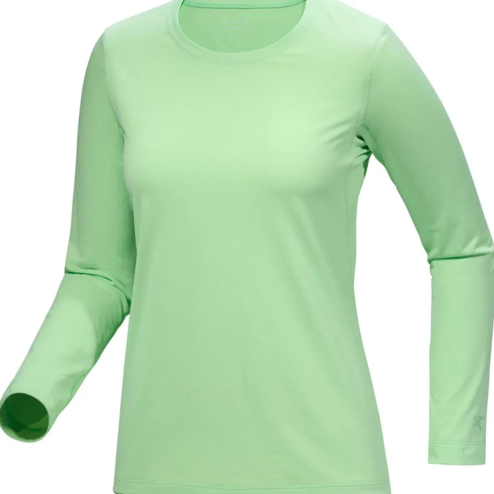 Arc'teryx Taema Crew Neck LS shirt dames phosphorescent heather