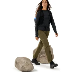 Arc'teryx Taema Thermal Crew Neck shirt dames black heather