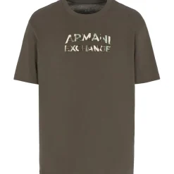 Armani Exchange 6DZTHCZJBYZ shirt heren black olive