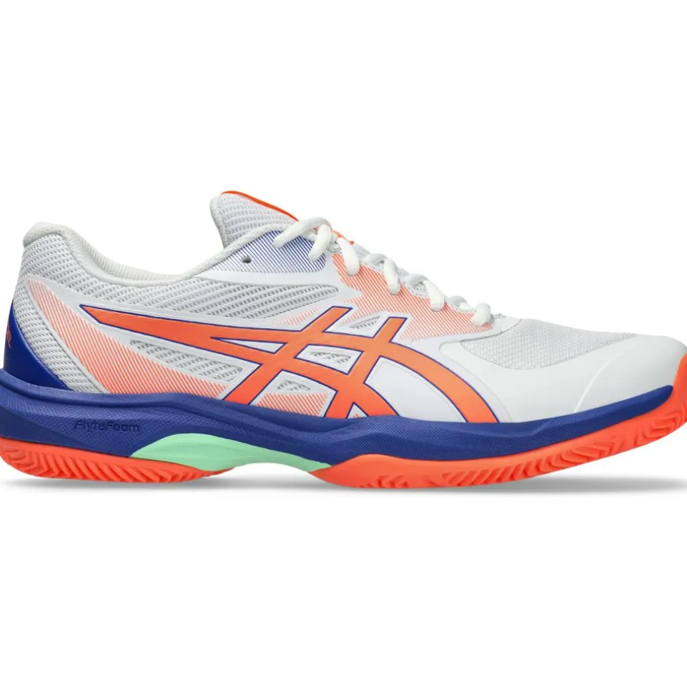 Asics GAME FF padelschoen heren white vivid coral
