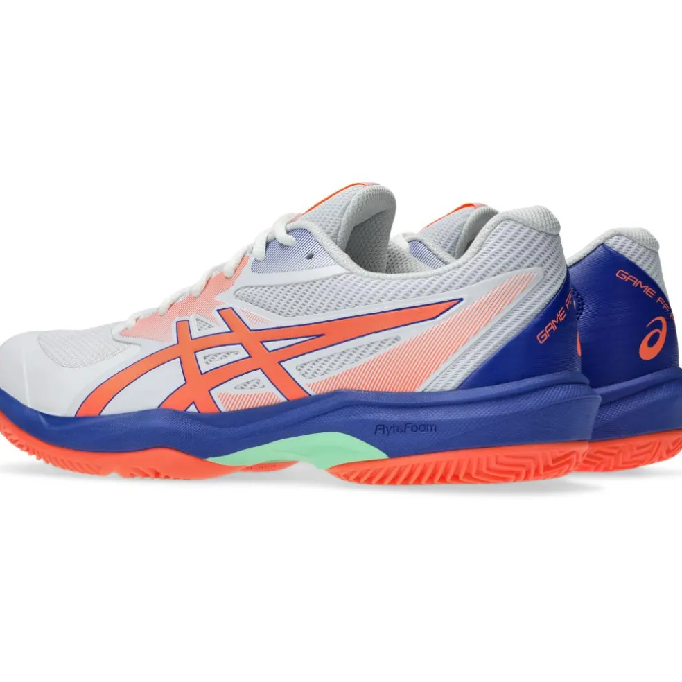 Asics GAME FF padelschoen heren white vivid coral