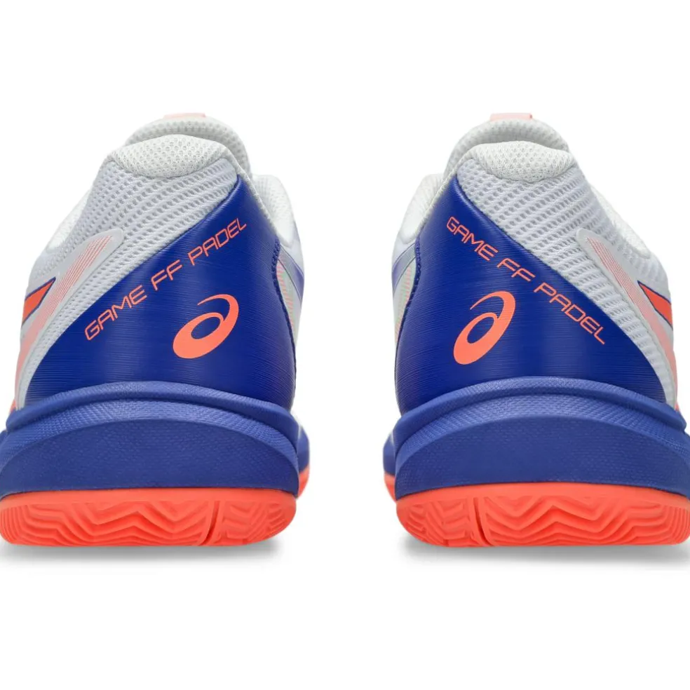 Asics GAME FF padelschoen heren white vivid coral