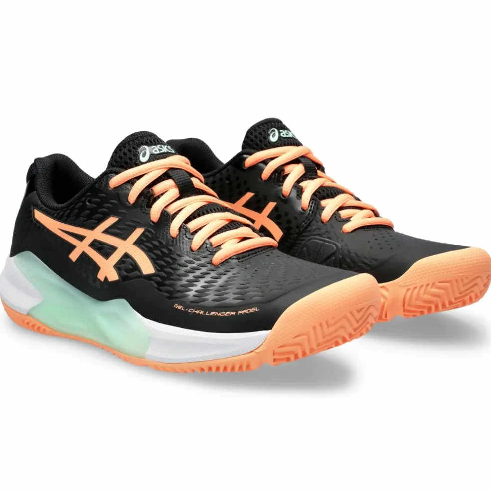 Asics Gel-Challenger 14 Padel padelschoenen dames black bright sunstone
