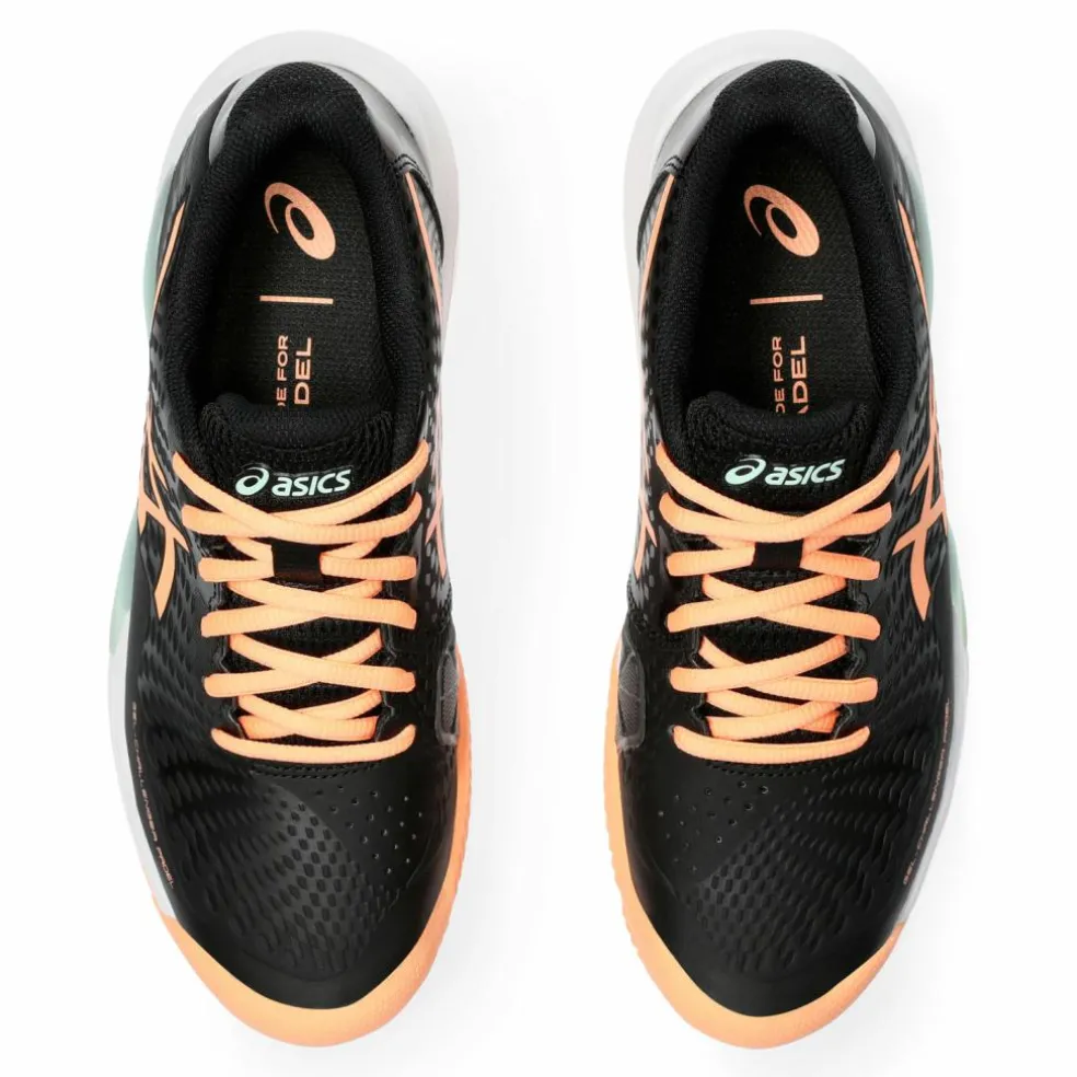 Asics Gel-Challenger 14 Padel padelschoenen dames black bright sunstone