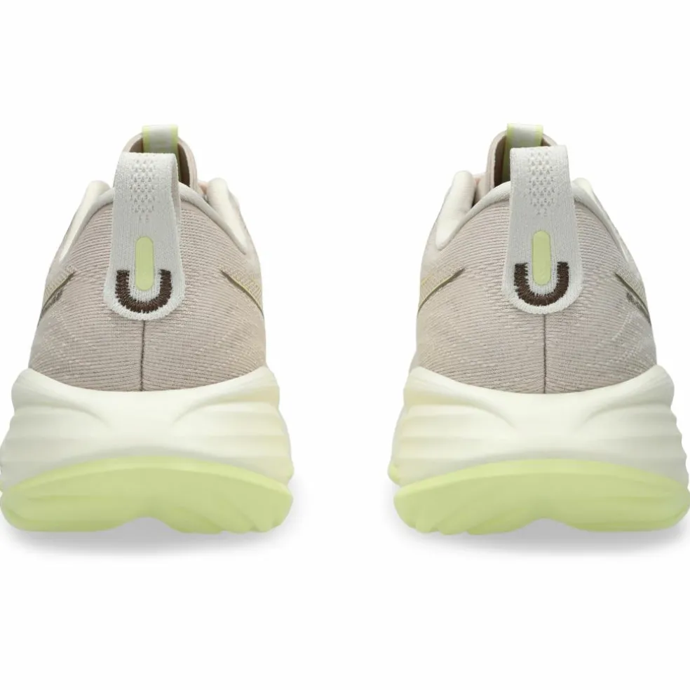 Asics Gel-Cumulus 27 hardloopschoenen dames mineral beige huddle yellow