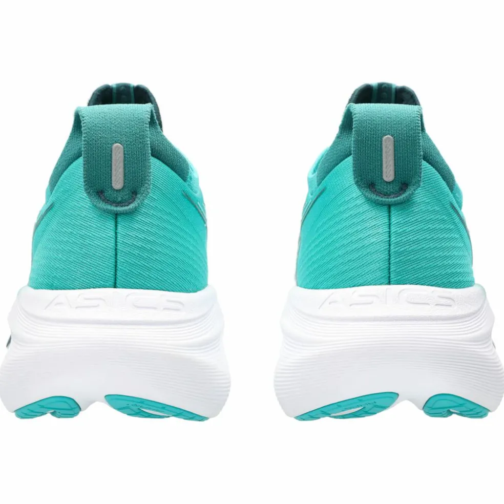 Asics Gel-Nimbus 27 hardloopschoenen heren wave teal saxon green