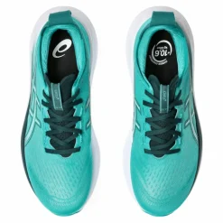 Asics Gel-Nimbus 27 hardloopschoenen heren wave teal saxon green