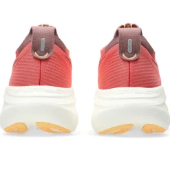 Asics GEL-NIMBUS 27 hardloopschoenen dames dark pink clay orange glow