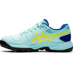 Asics Gel-Peake hockeyschoenen dames clear blue glow yellow