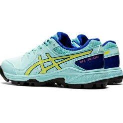 Asics Gel-Peake hockeyschoenen dames clear blue glow yellow