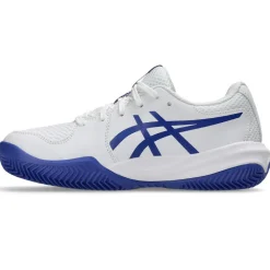 Asics GEL-RESOLUTION X GS CLAY tennisschoenen junior white dark cobalt