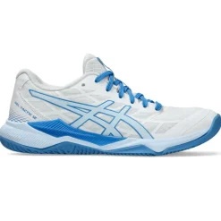 Asics Gel-Tactic 12 indoorschoenen dames white light blue