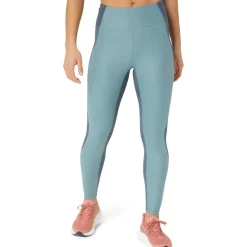 Asics Nagino hardloopbroek dames foggy teal tarmac