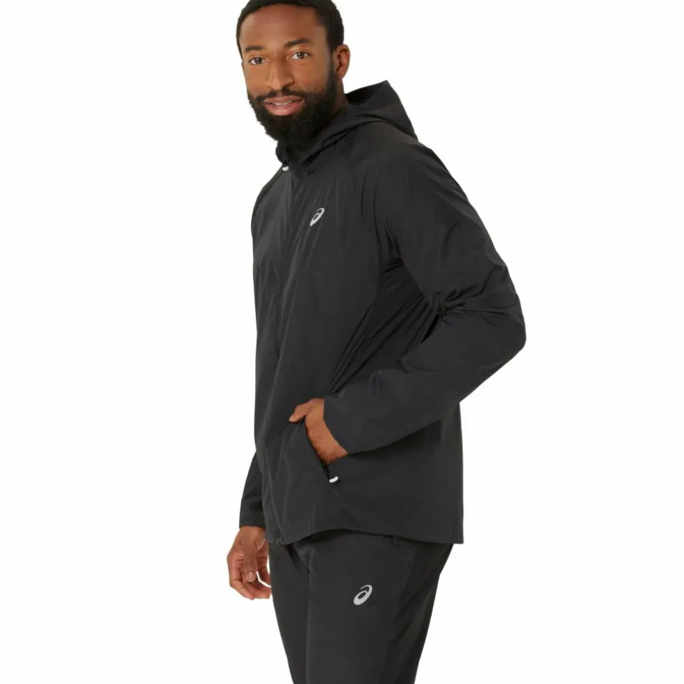 Asics Road Packable hardloopjack heren performance black