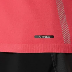 Asics Seamless SS hardloopshirt heren coral reef oasis green