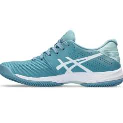 Asics Solution Swift FF Clay tennisschoenen dames gris blue white