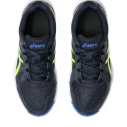 Asics Upcourt 6 GS indoorschoenen junior midnight safety yellow