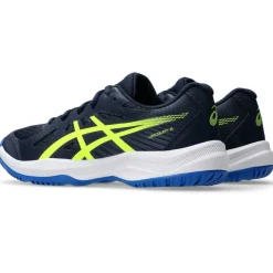 Asics Upcourt 6 GS indoorschoenen junior midnight safety yellow