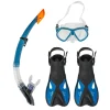 Atlantis Andros snorkelset black petrol blue - EU 36 - 41