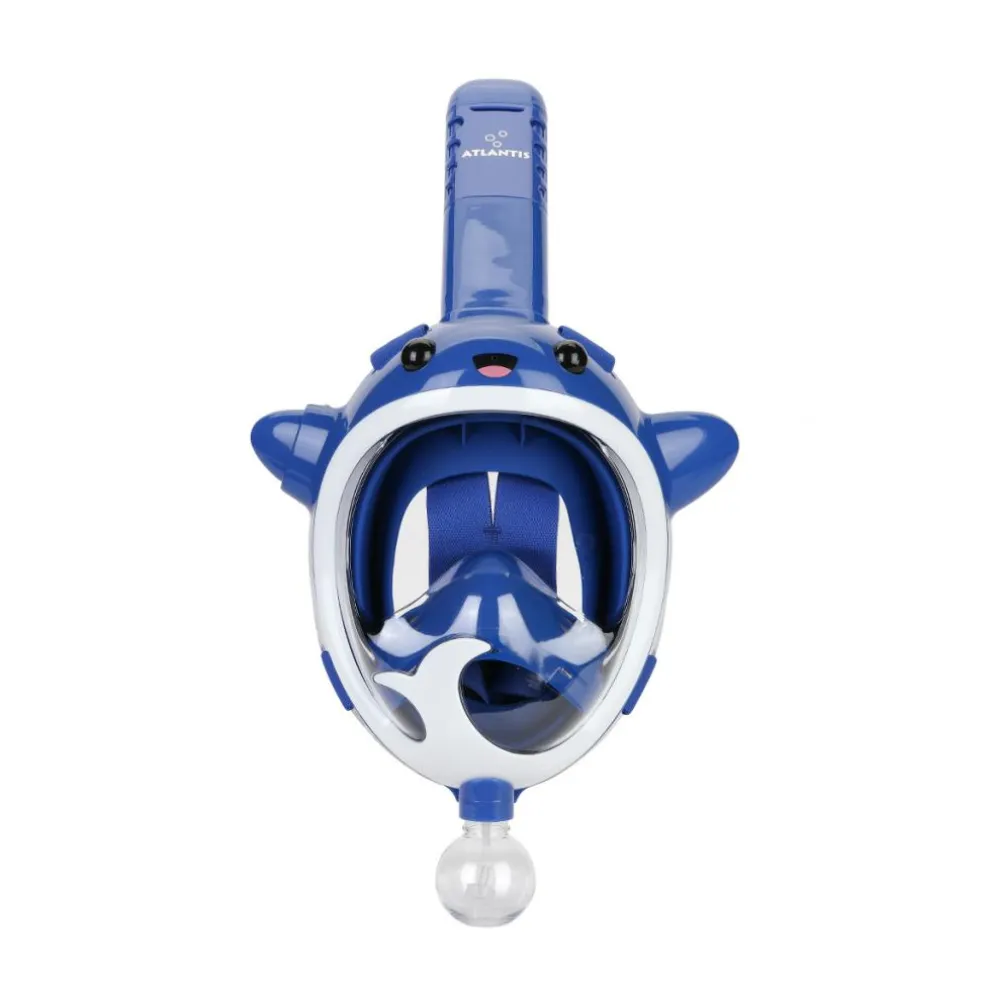 Atlantis Full Face Whale snorkelmasker junior blue