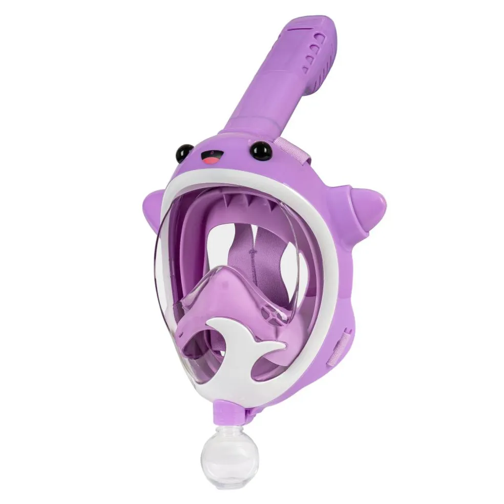 Atlantis Full Face Whale snorkelmasker junior purple