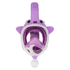 Atlantis Full Face Whale snorkelmasker junior purple