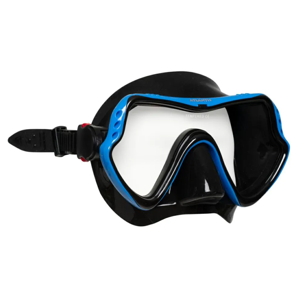 Atlantis Samana Pro Combo snorkelset black ocean
