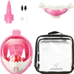 Atlantis Shark snorkelmasker junior pink