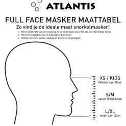 Atlantis Shark snorkelmasker junior pink