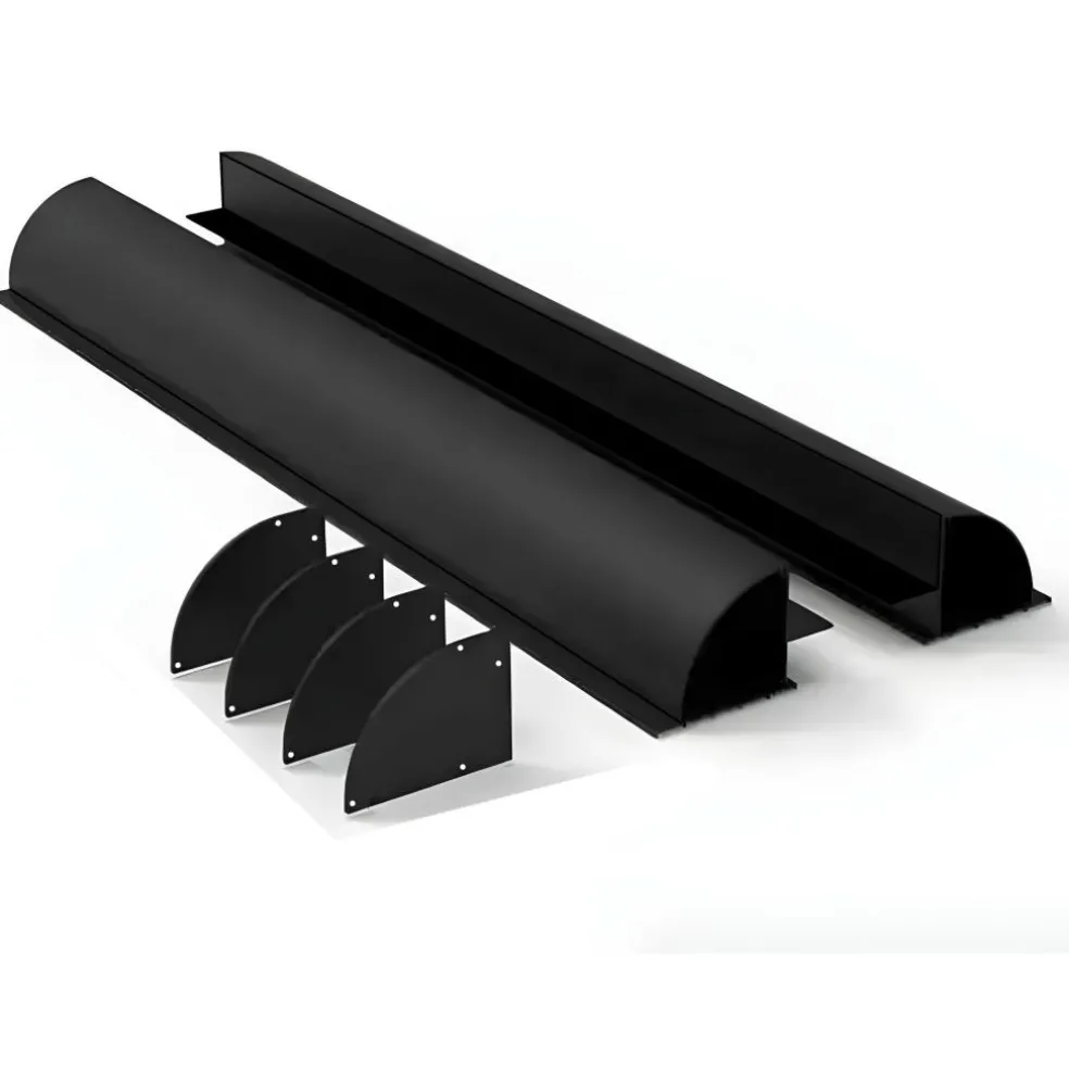 Atlas Solar Spoiler voor zonnepaneel 70 cm zwart