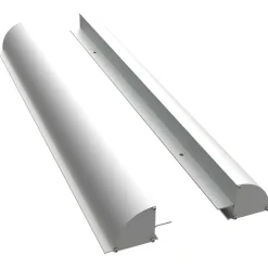 Atlas Solar  Spoiler voor zonnepaneel 70 cm zilver