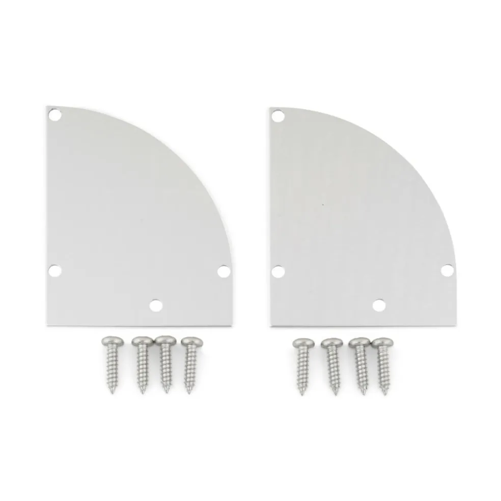 Atlas Solar Zijkapjes voor zonnepaneel spoiler zilver