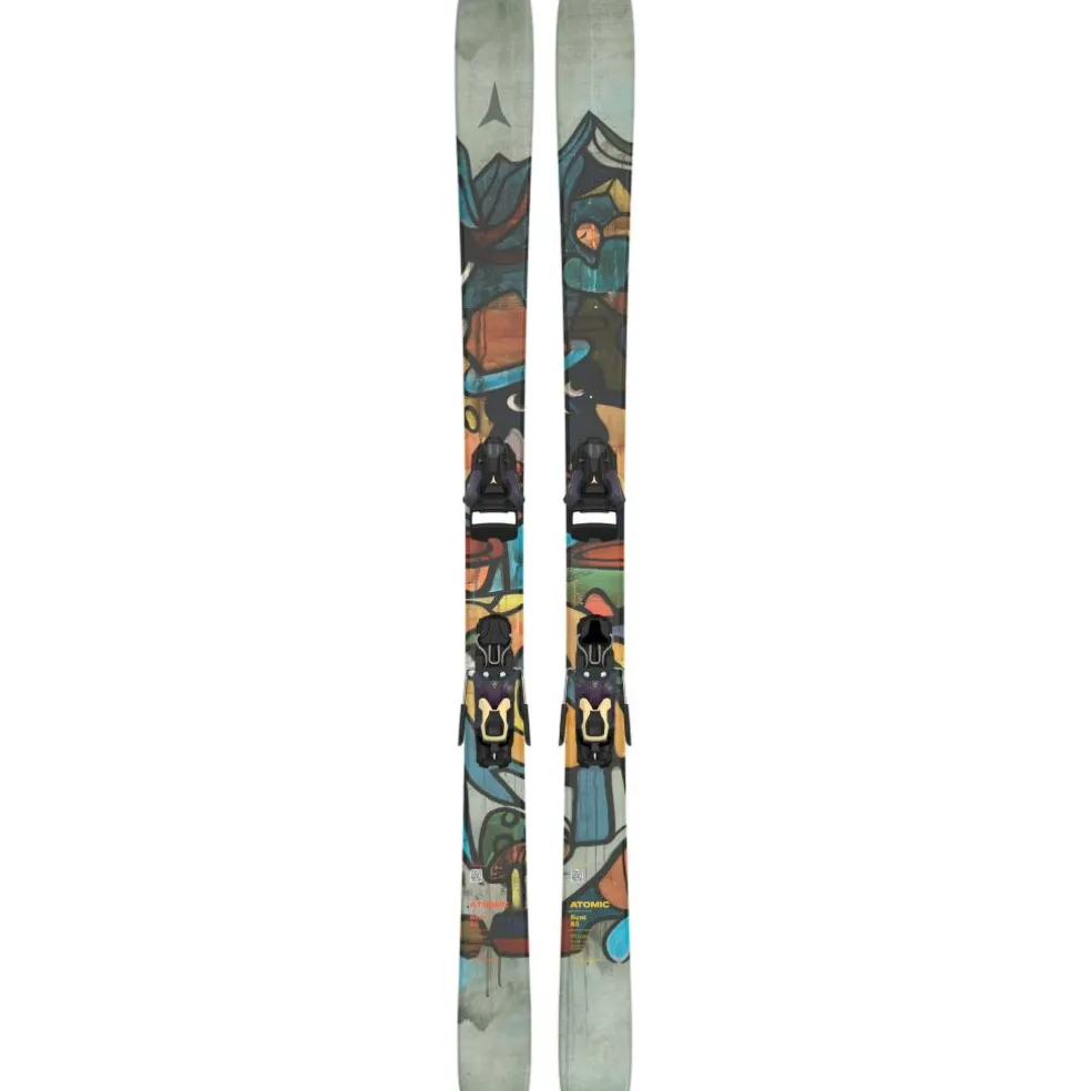 Atomic Bent 85 25 - 26 ski's met Strive 12 GW binding