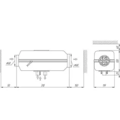 Autoterm 2D 24 volt dieselkachel
