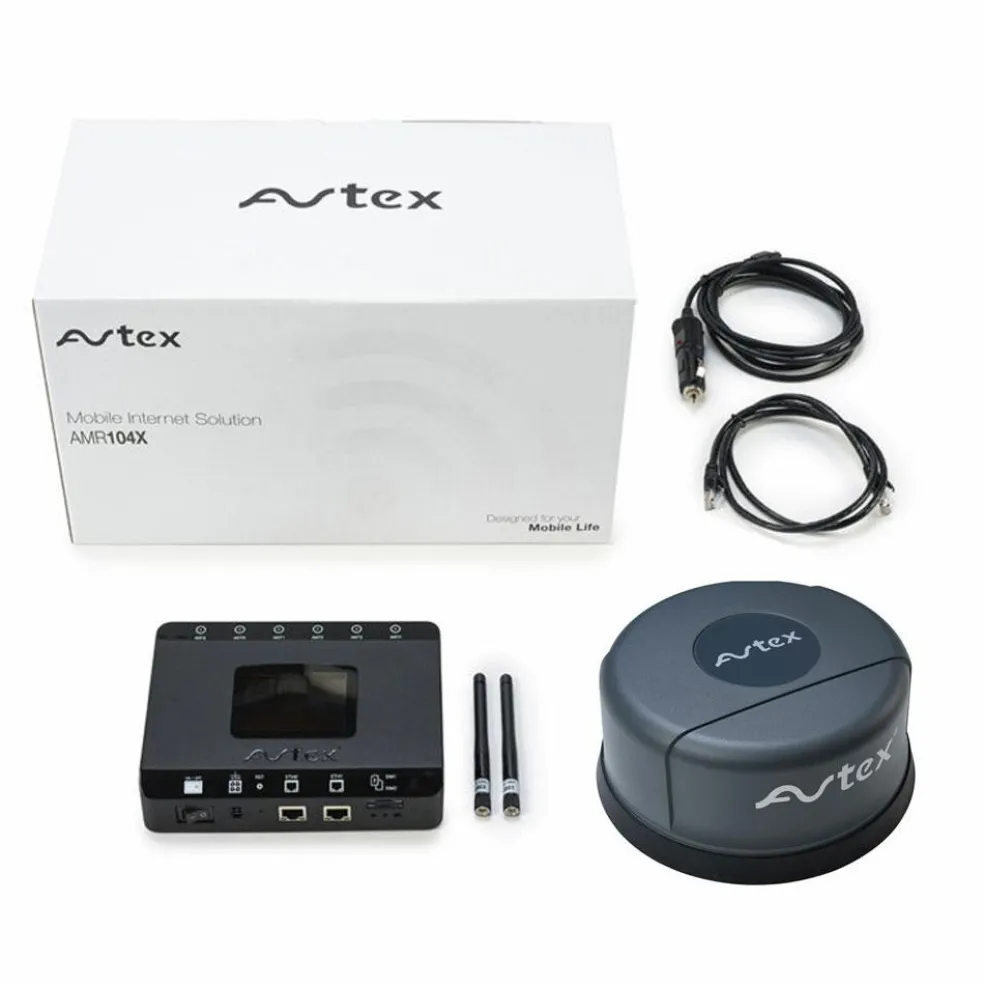 Avtex AMR104X 4G DualSim Cat 6 Mobiele internetoplossing zwart