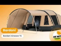 Bardani AirWave 350 Deluxe TC opblaasbare tent beige anthracite