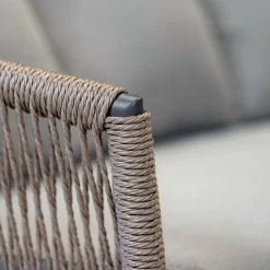 Bardani Azori hoek loungeset taupe grijs