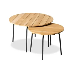 Bardani Bari L bijzettafel ø 75 teak