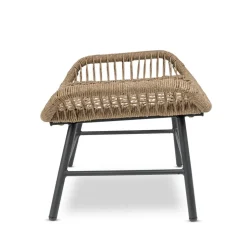 Bardani Boston loungestoel inclusief hocker sahara dust