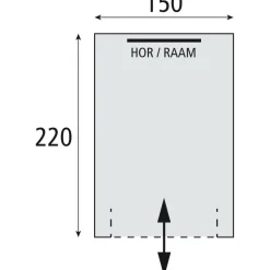 Bardani Faro schuurtent grey