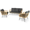 Bardani Madero loungeset 3-delig bamboo