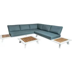 Bardani Marbella loungeset white teak