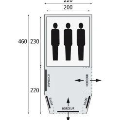 Bardani Mustang 220 RSTC tunneltent beige