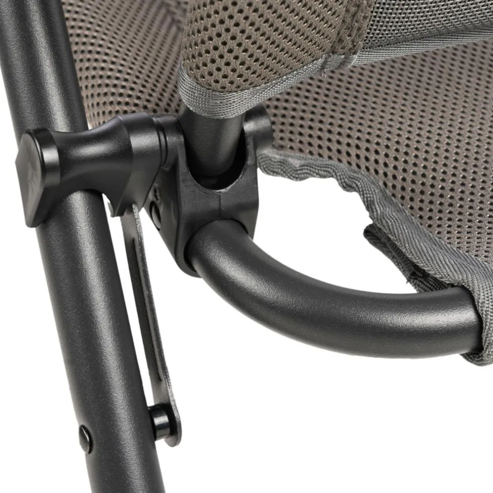 Bardani NAVARA 3D Comfort campingstoel platina grey