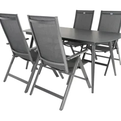 Bardani Olivia 180 x 100 cm Aruba 4 tuinset grey