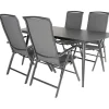 Bardani Olivia 180 x 100 cm Capri 4 tuinset grey